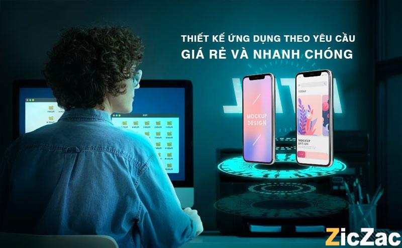 Tiết kiệm gấp 5 lần, thiết kế ứng dụng theo yêu cầu giá rẻ