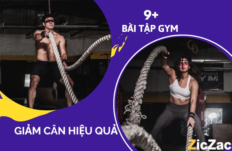 Hướng dẫn tập gym giảm cân hiệu quả với 9 bài tập