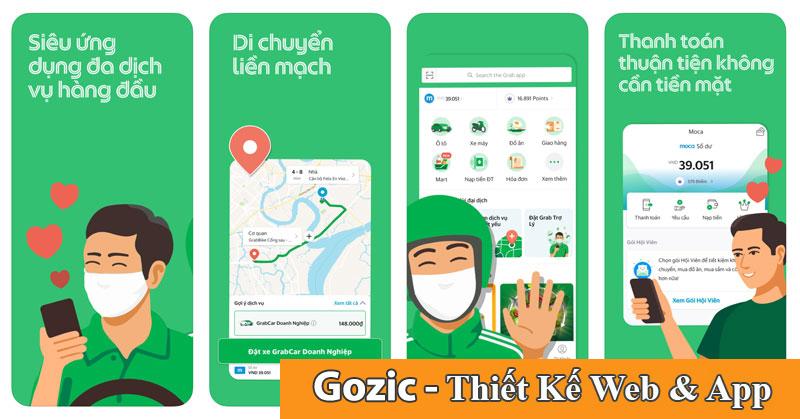 thiết kế ứng dụng Grab