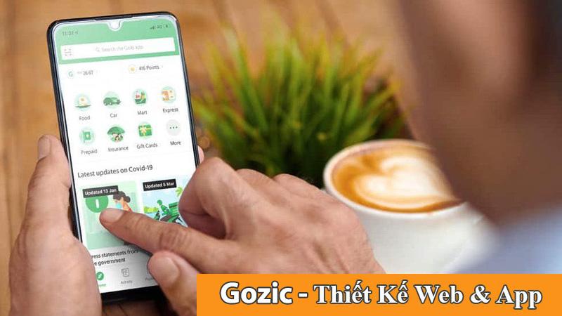 thiết kế ứng dụng Grab giá rẻ