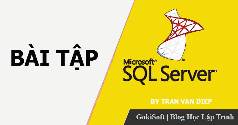 Bài tập - Quản lý quán cafe - Lập trình SQL Server - MySQL