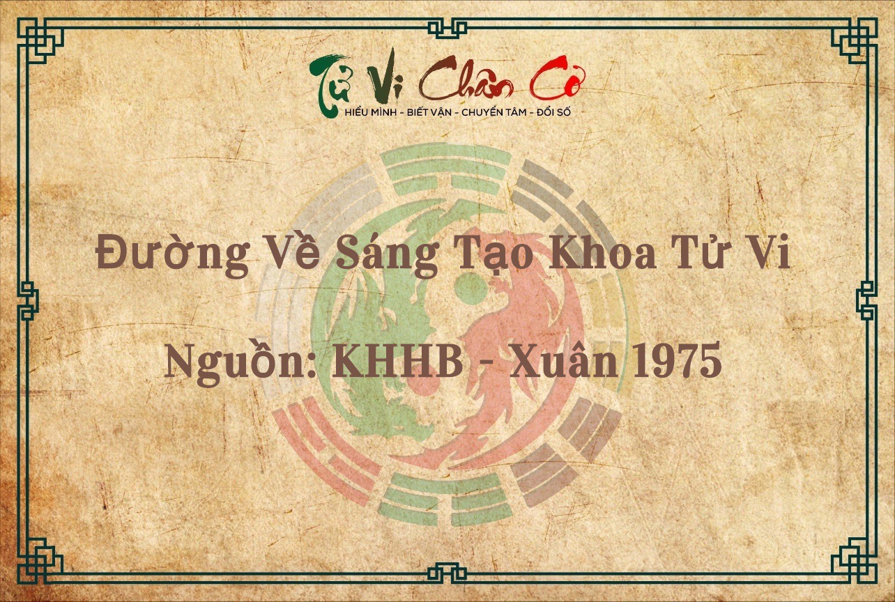 Đường Về Sáng Tạo Khoa Tử Vi