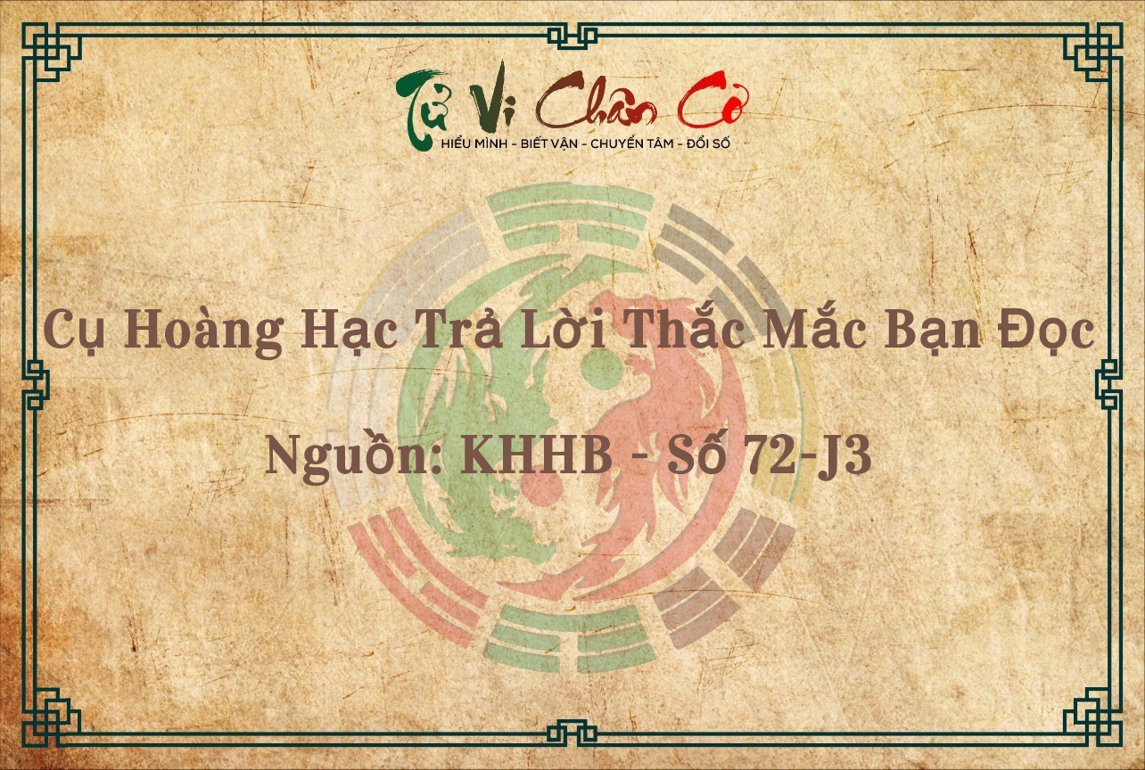 Cụ Hoàng Hạc Trả Lời Thắc Mắc Bạn Đọc