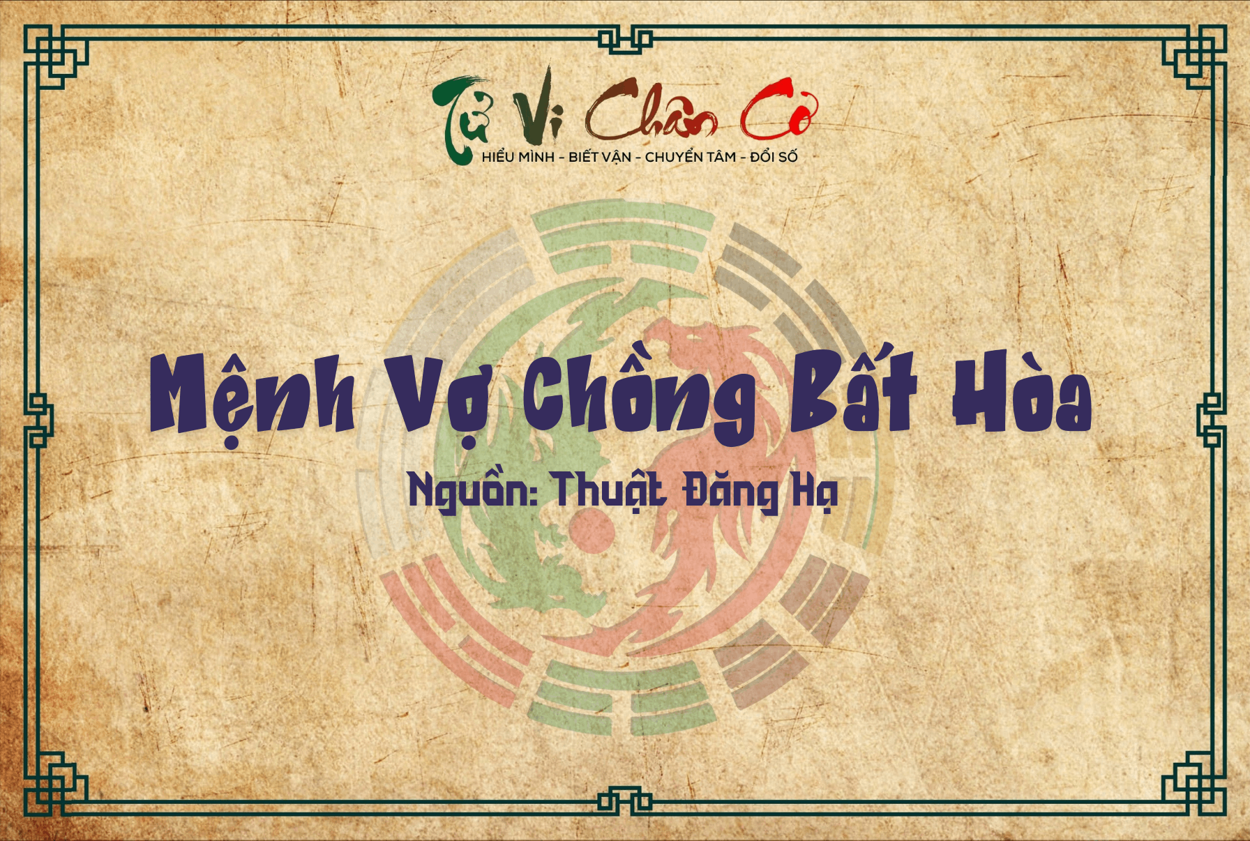 Mệnh Vợ Chồng Bất Hòa