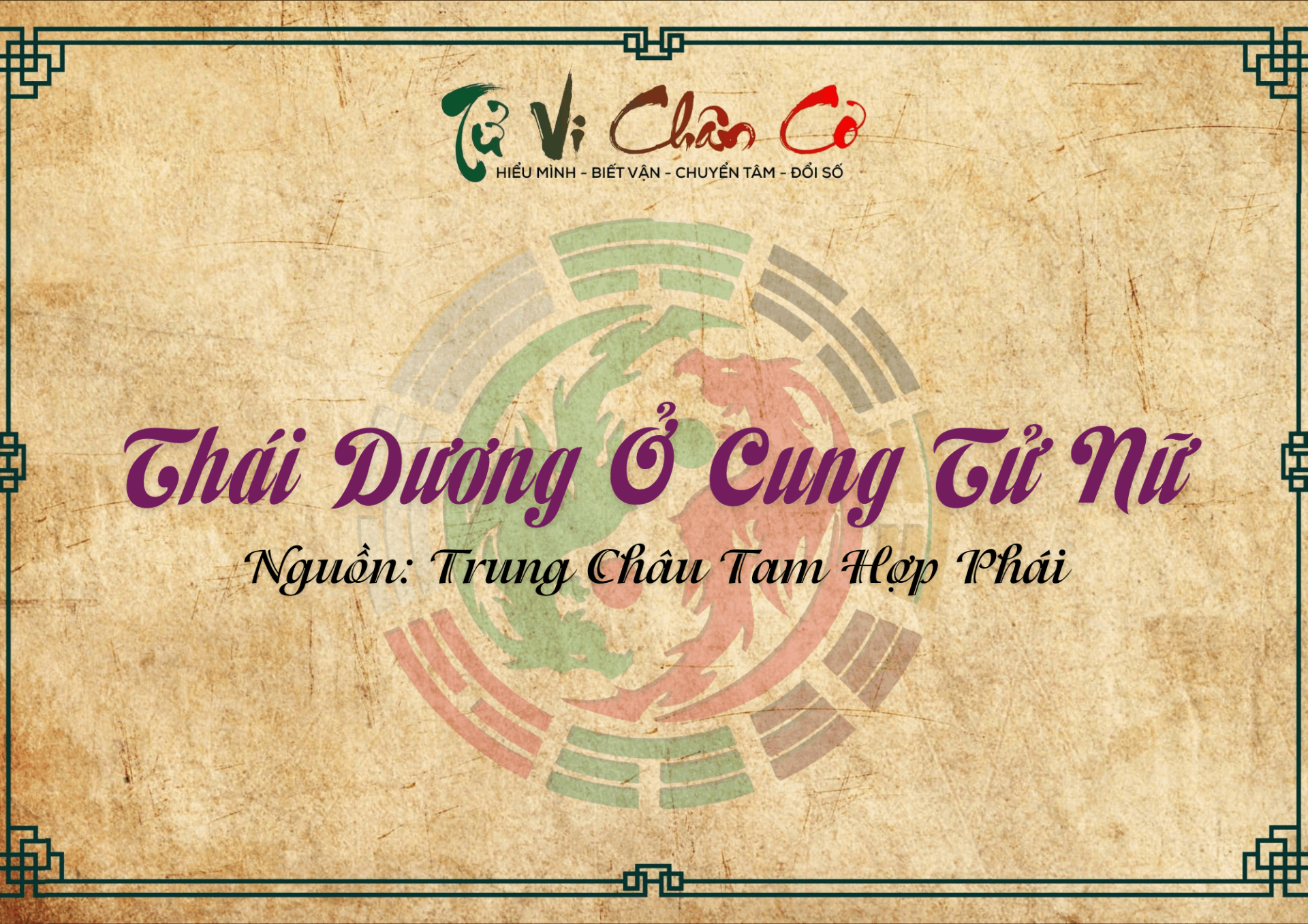 Thái Dương Ở Cung Tử Nữ