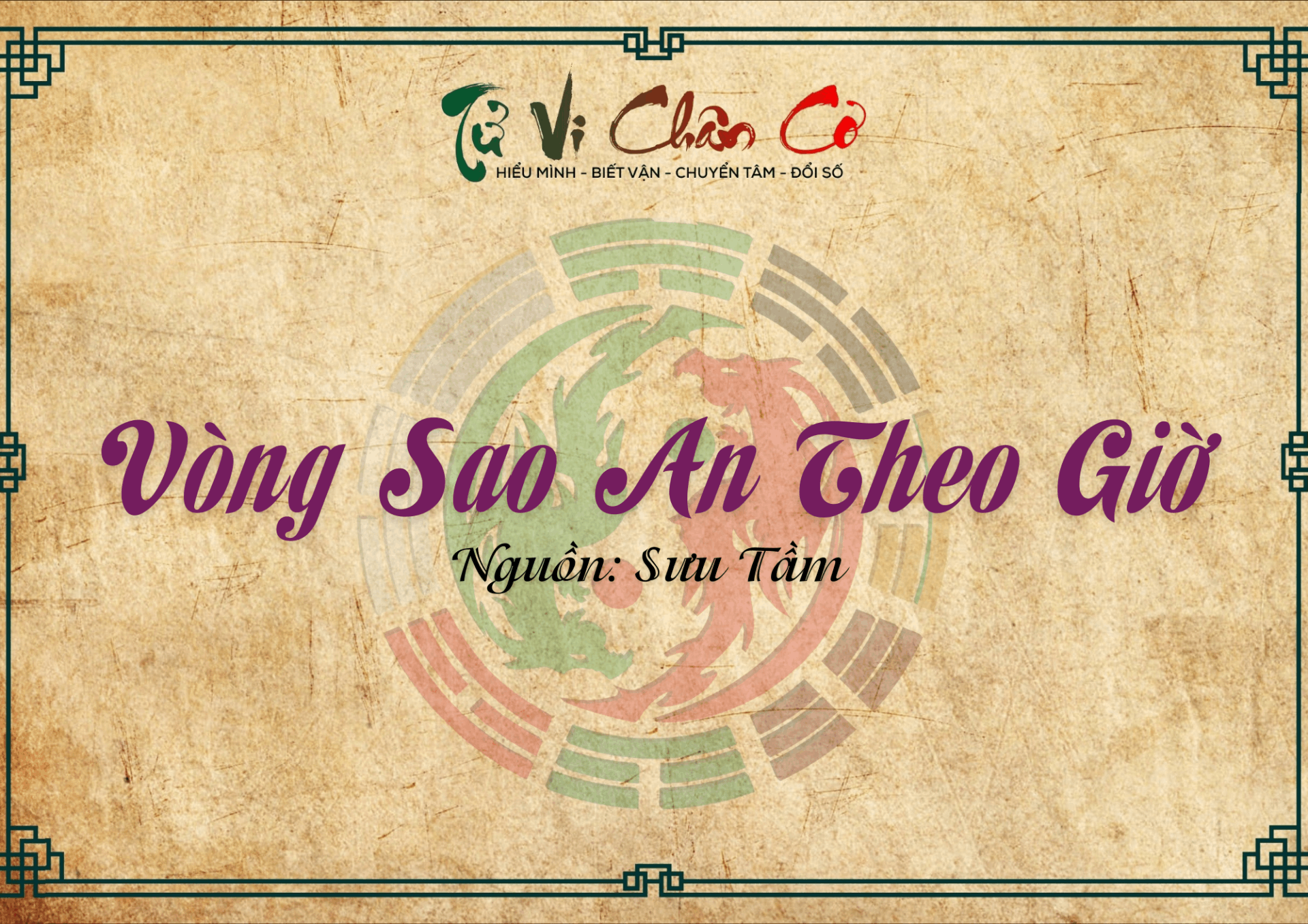 Vòng Sao An Theo Giờ