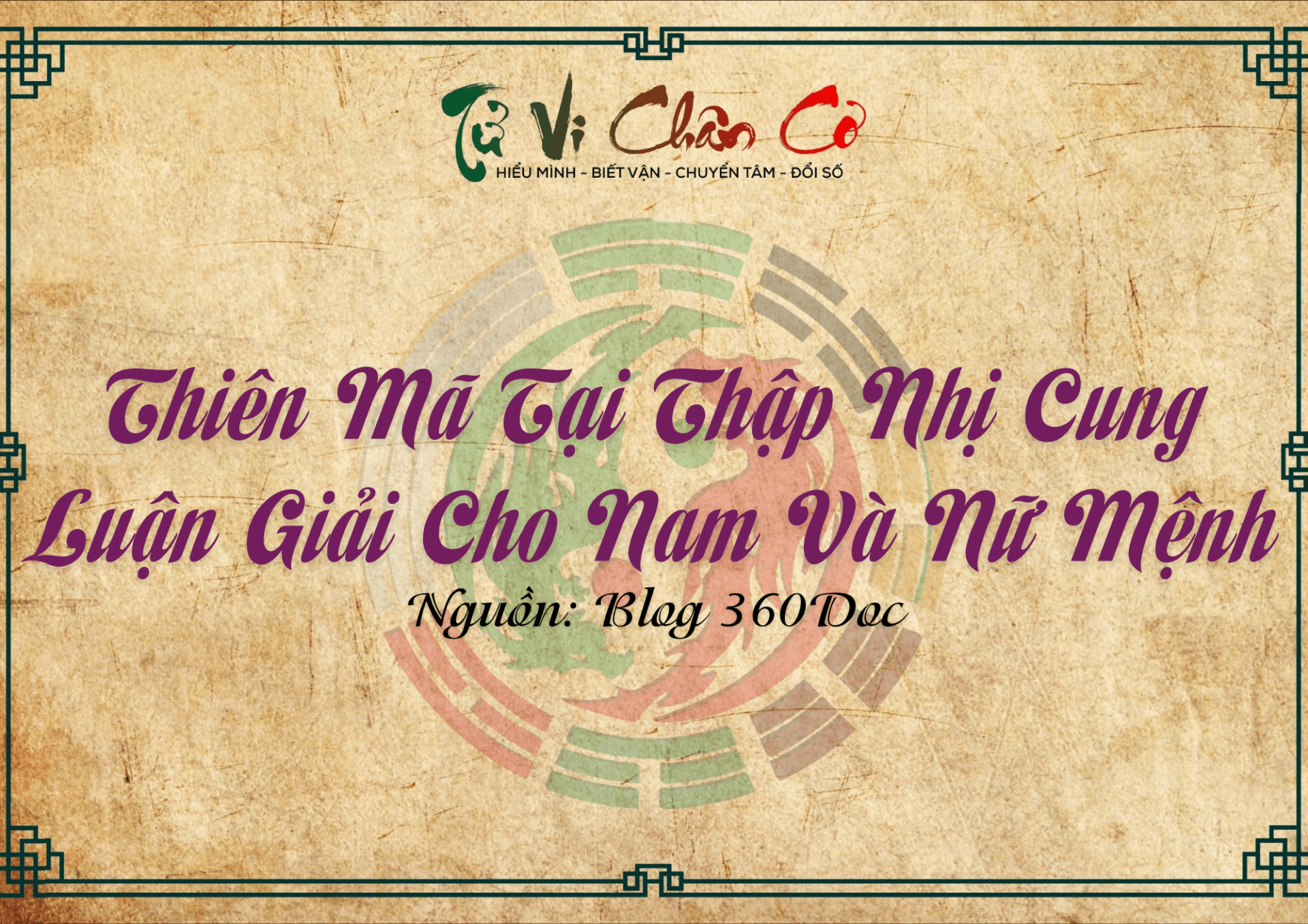Thiên Mã Tại Thập Nhị Cung - Luận Giải Cho Nam Và Nữ Mệnh