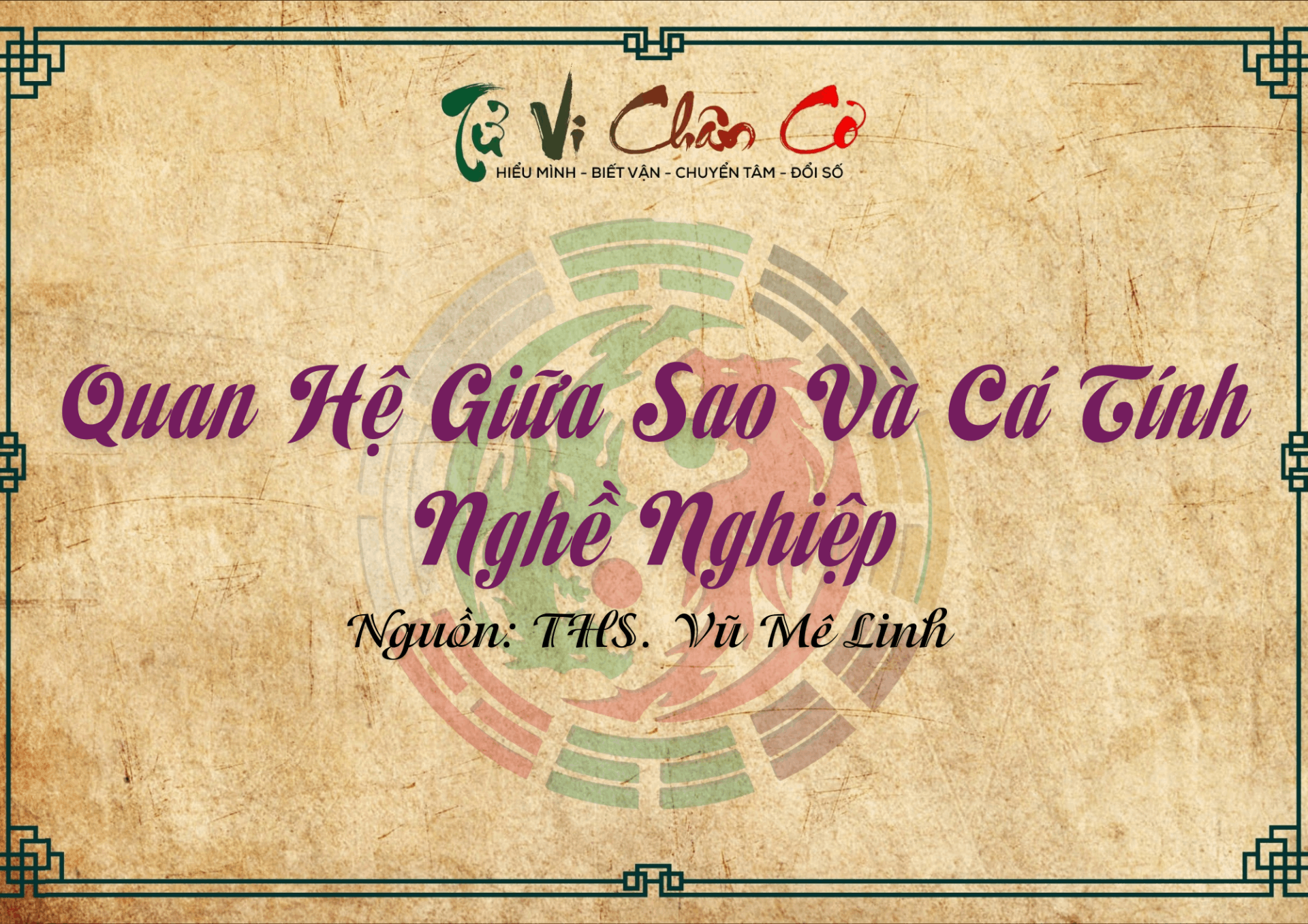 Quan Hệ Giữa Sao Và Cá Tính Nghề Nghiệp