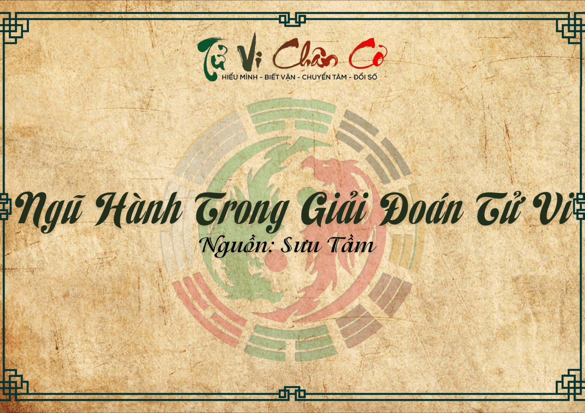 Ngũ Hành Trong Giải Đoán Tử Vi