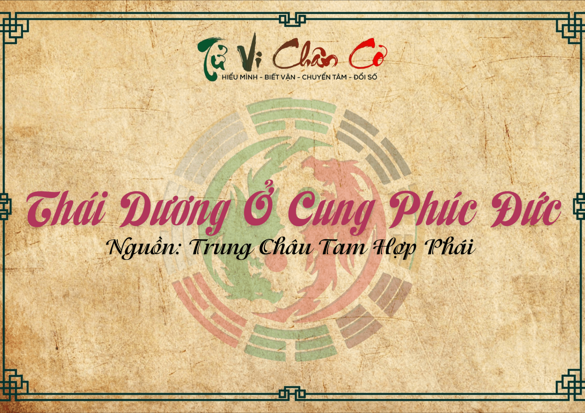 Thái Dương Ở Cung Phúc Đức