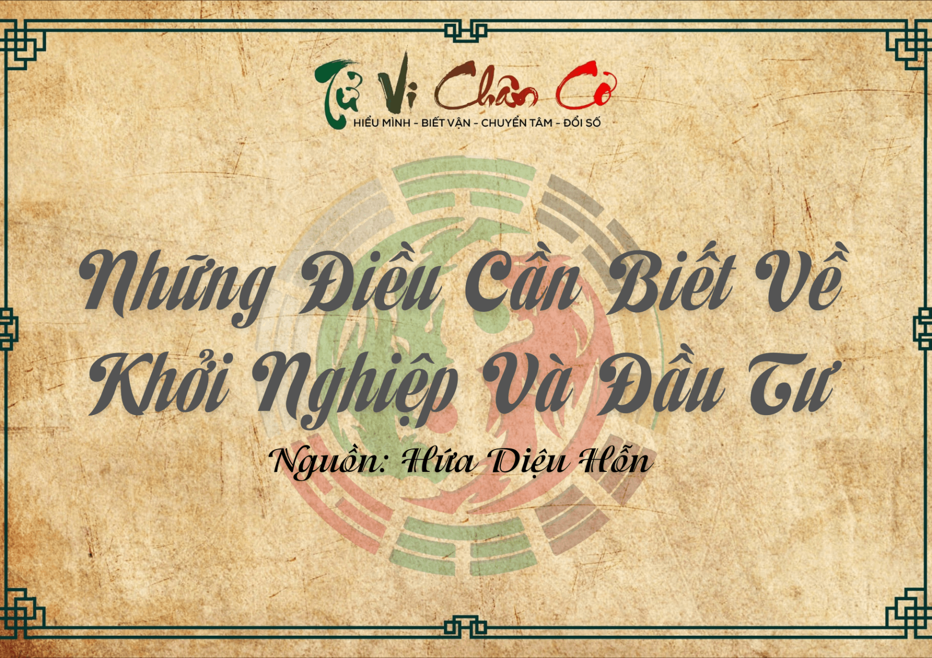 Những Điều Cần Biết Về Khởi Nghiệp Và Đầu Tư