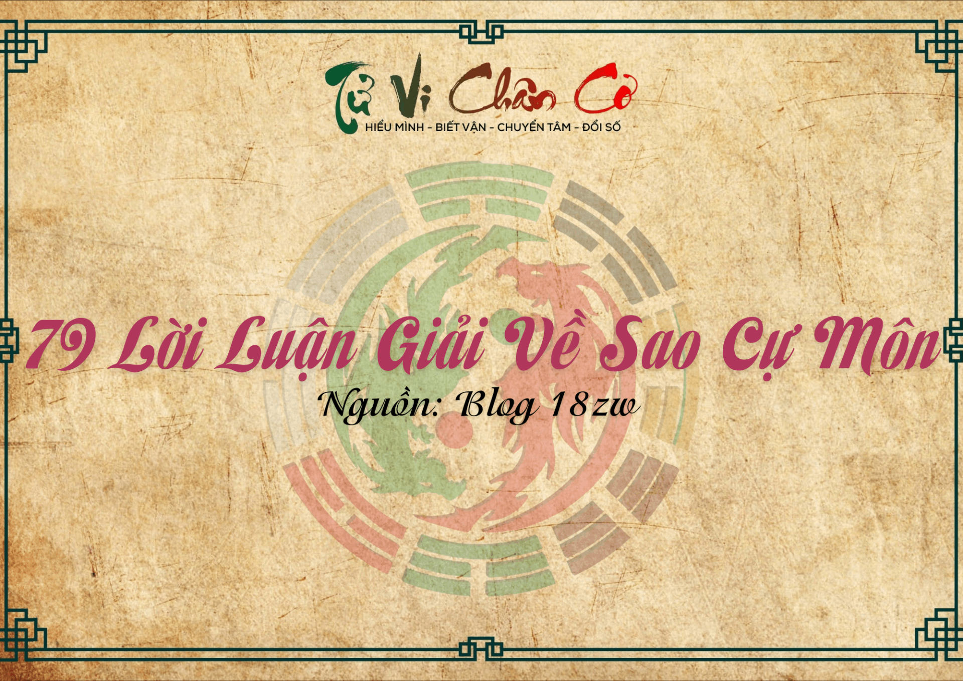 79 Lời Luận Giải Về Sao Cự Môn