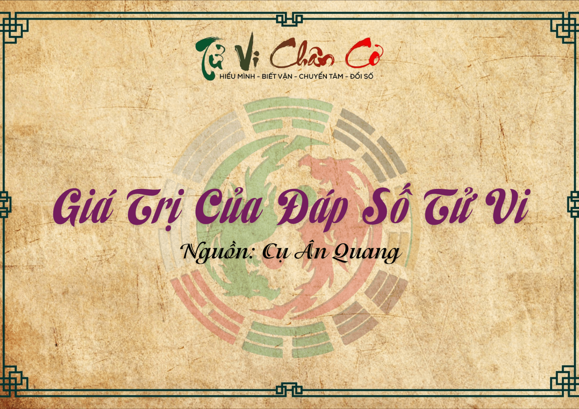 Giá Trị Của Đáp Số Tử Vi